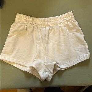 Women's White Casual Shorts